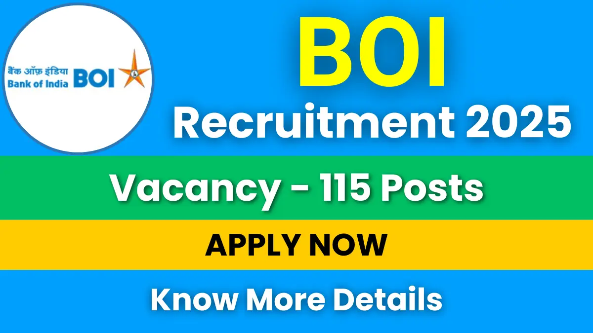 BOI Recruitment 2025