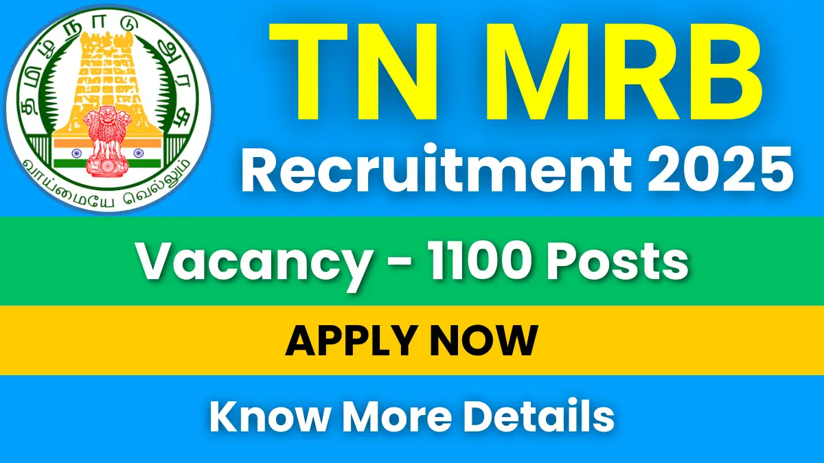 TN MRB Recruitment 2025