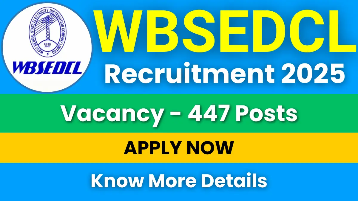 WBSEDCL Recruitment 2025