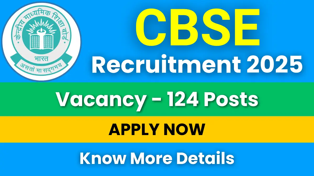 CBSE Recruitment 2025