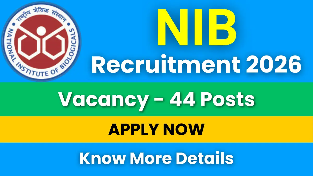NIB Recruitment 2026