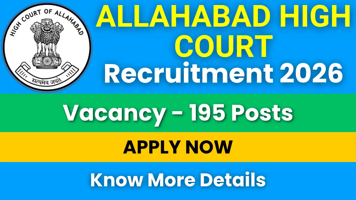 Allahabad High Court Private Secretary Recruitment 2026
