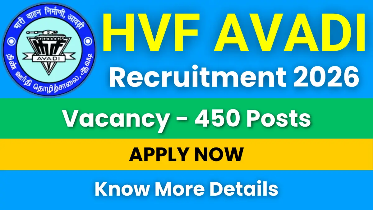 HVF Avadi Apprentice Recruitment 2026
