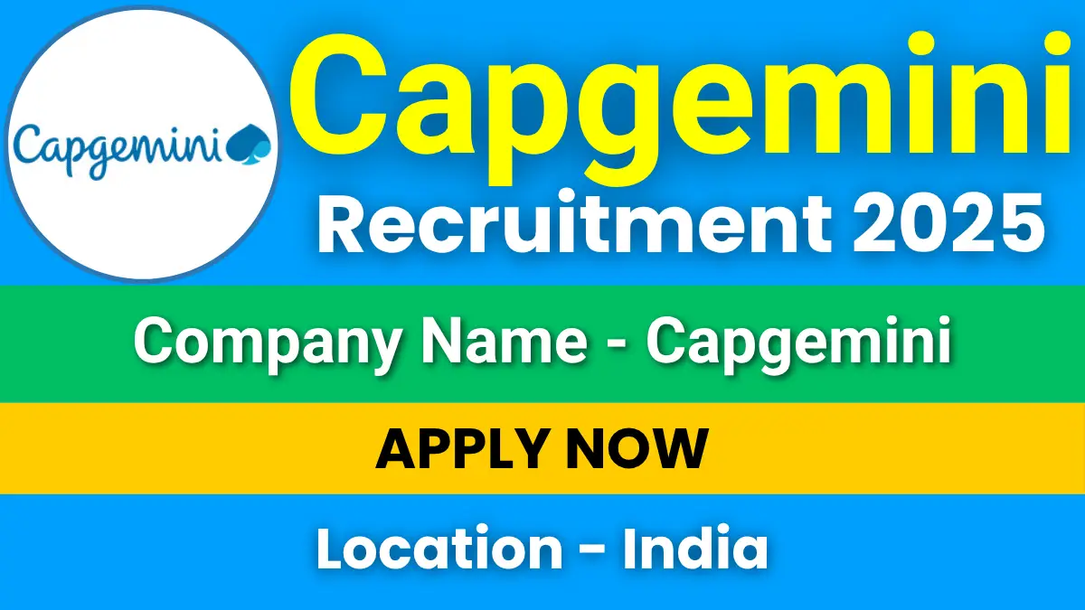 Capgemini Recruitment 2026