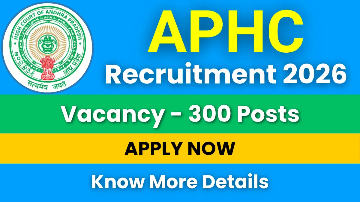 APHC Recruitment 2026