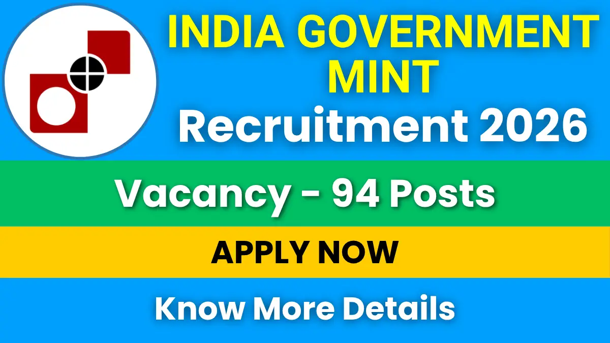 India Government Mint Recruitment 2026