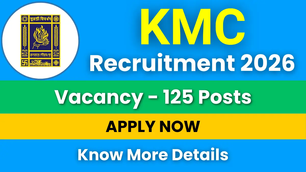 KMC Recruitment 2026