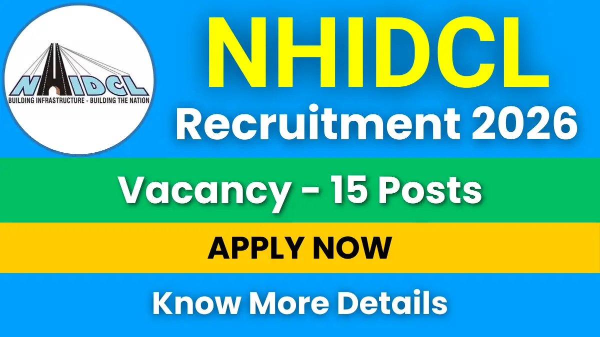 NHIDCL Recruitment 2026