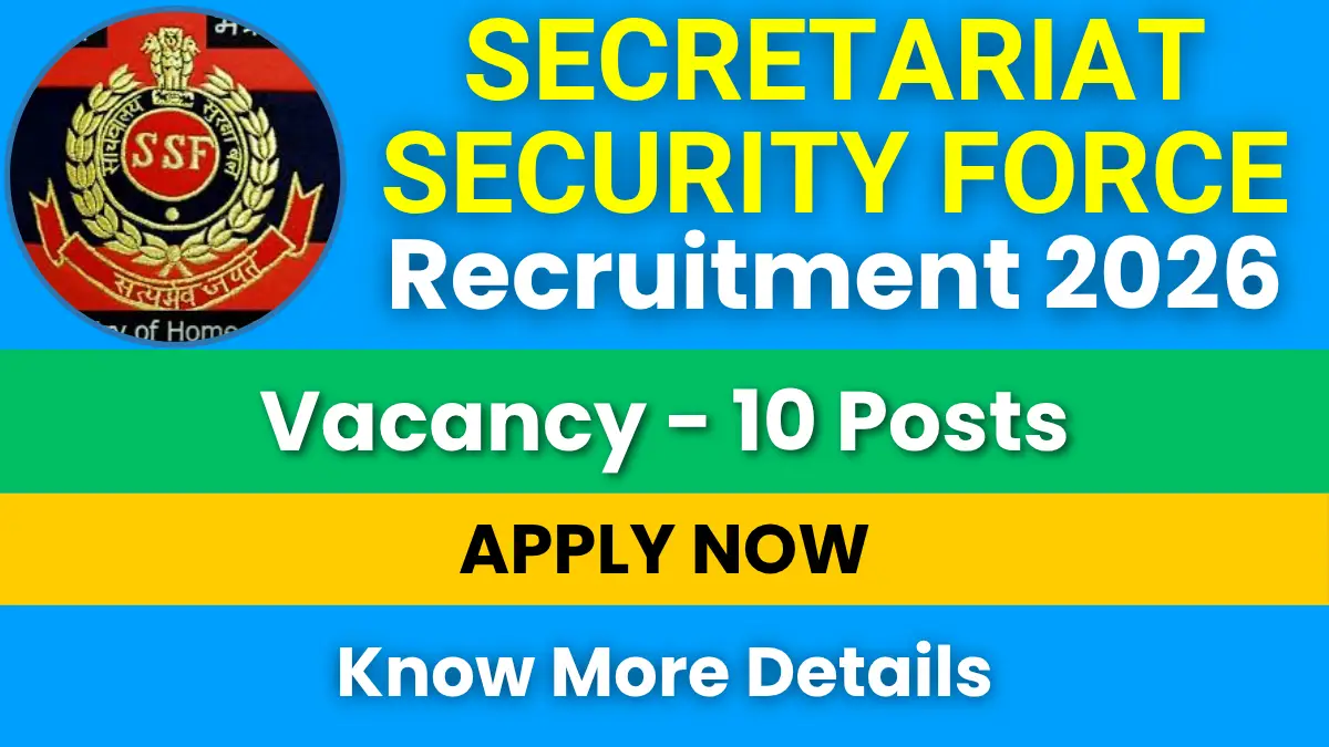 Secretariat Security Force Recruitment 2026