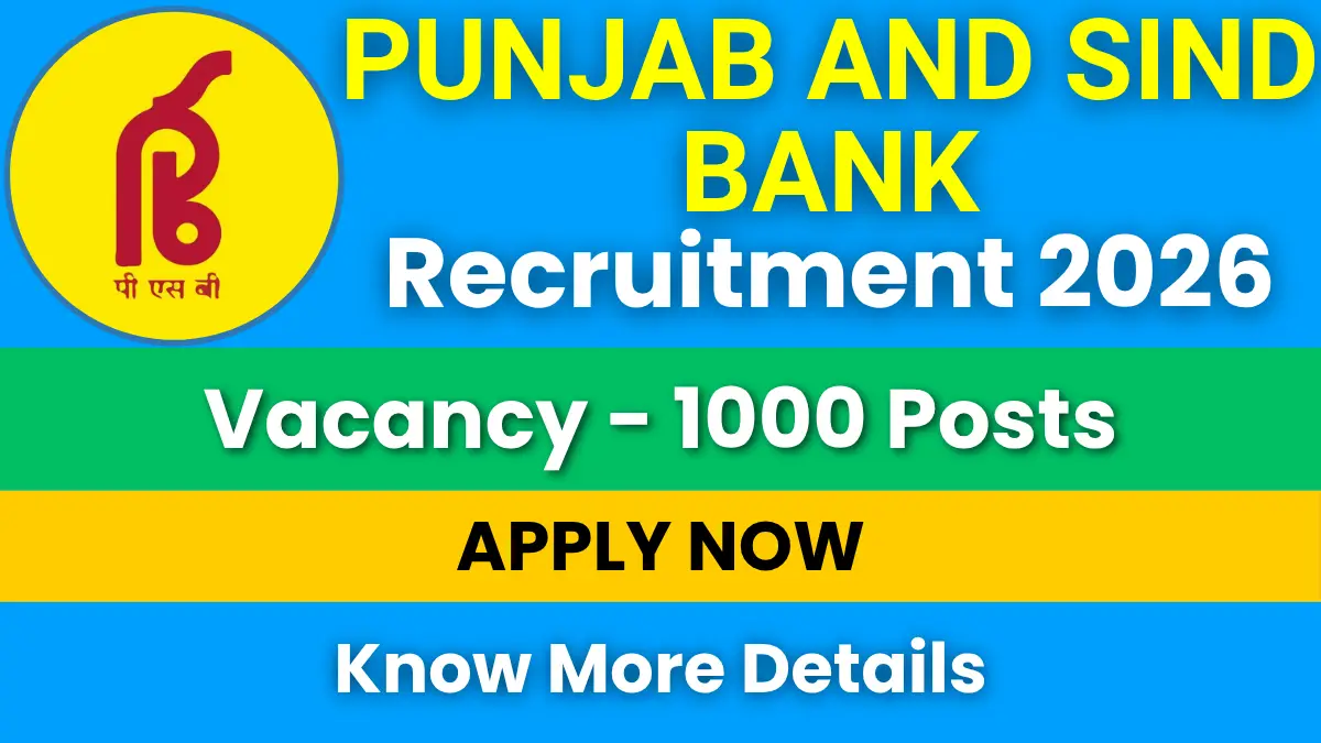 Punjab and Sind Bank LBO Recruitment 2026