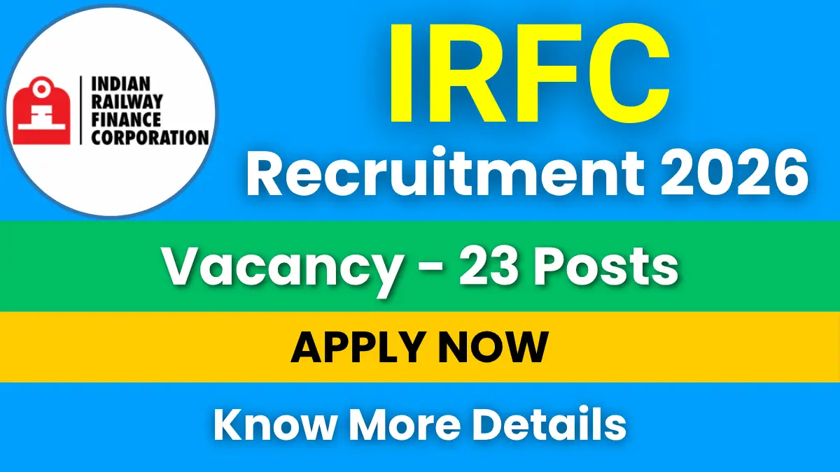 IRFC Recruitment 2026