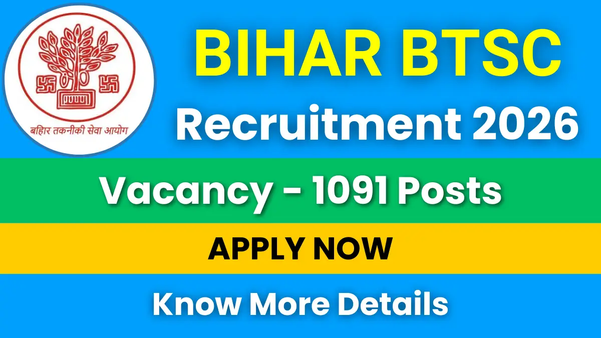 Bihar BTSC Laboratory Assistant Recruitment 2026