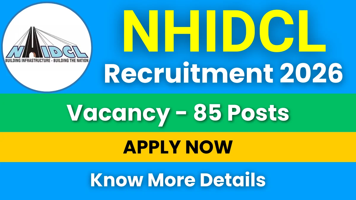 NHIDCL Deputy Manager Recruitment 2026