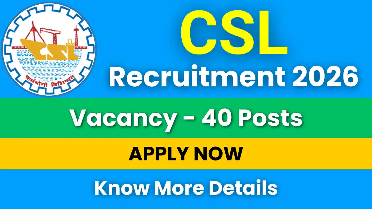 CSL Rigger Trainee Apprentice Recruitment 2026
