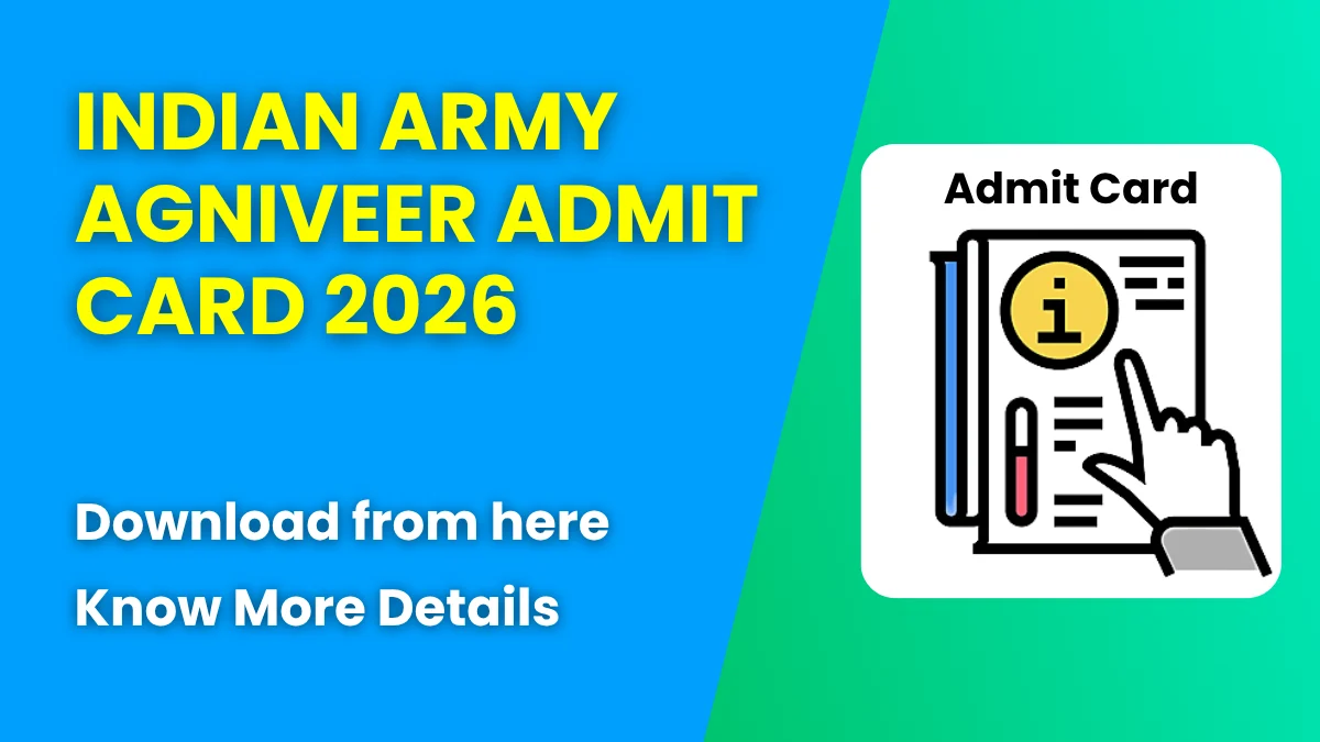 Indian Army Agniveer Admit Card 2026