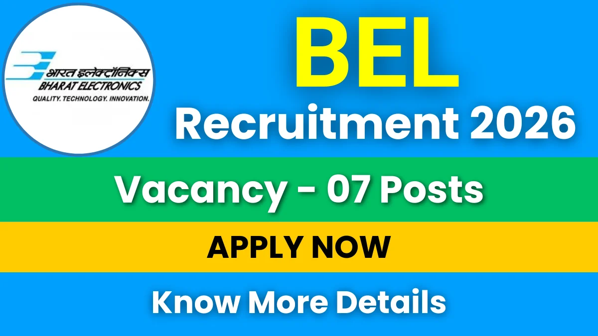 BEL Recruitment 2026