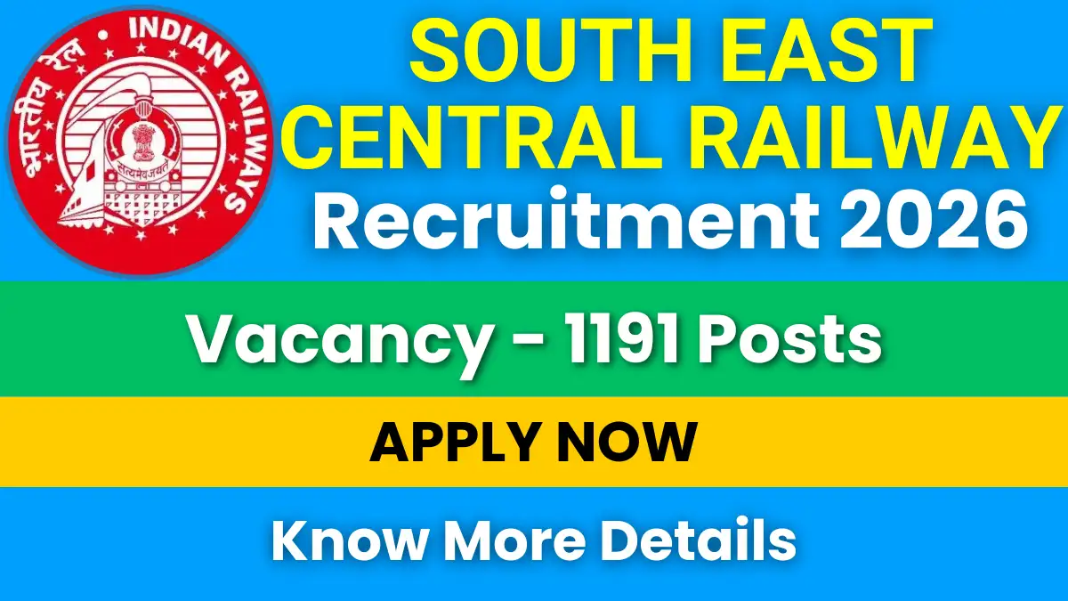 South East Central Railway Recruitment 2026