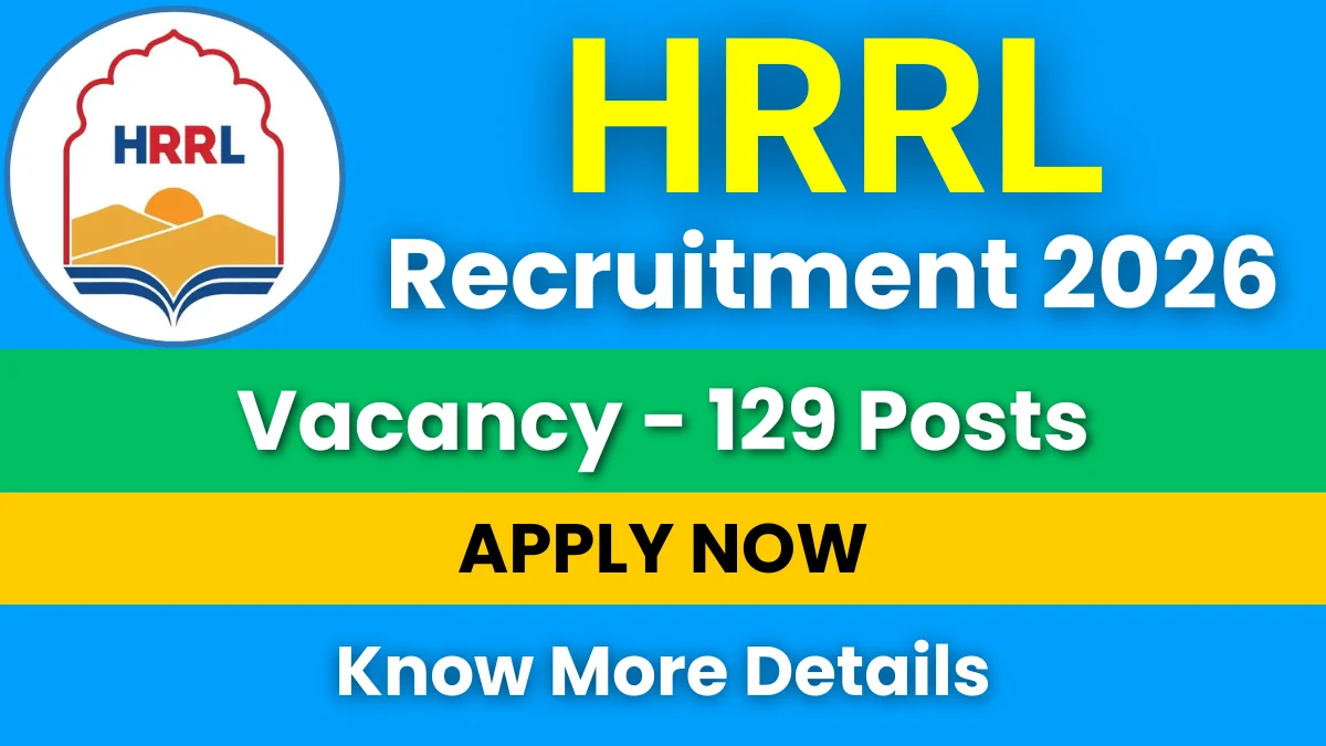 HRRL Recruitment 2026
