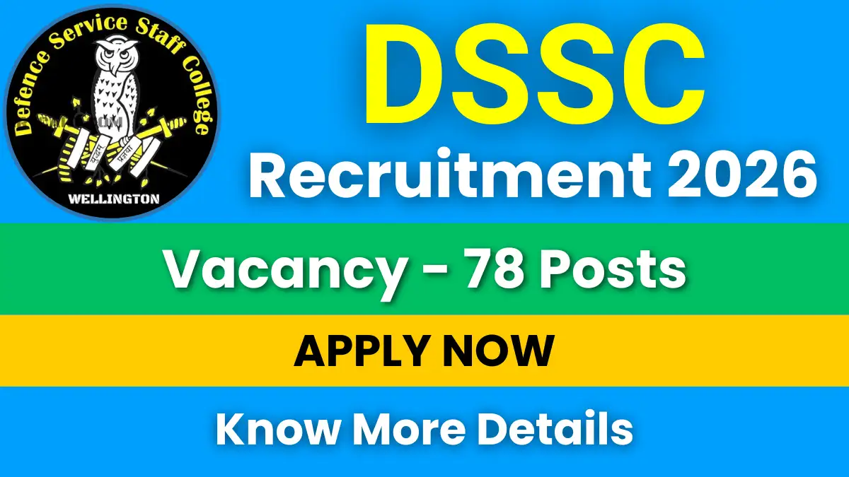 DSSC Wellington Recruitment 2026