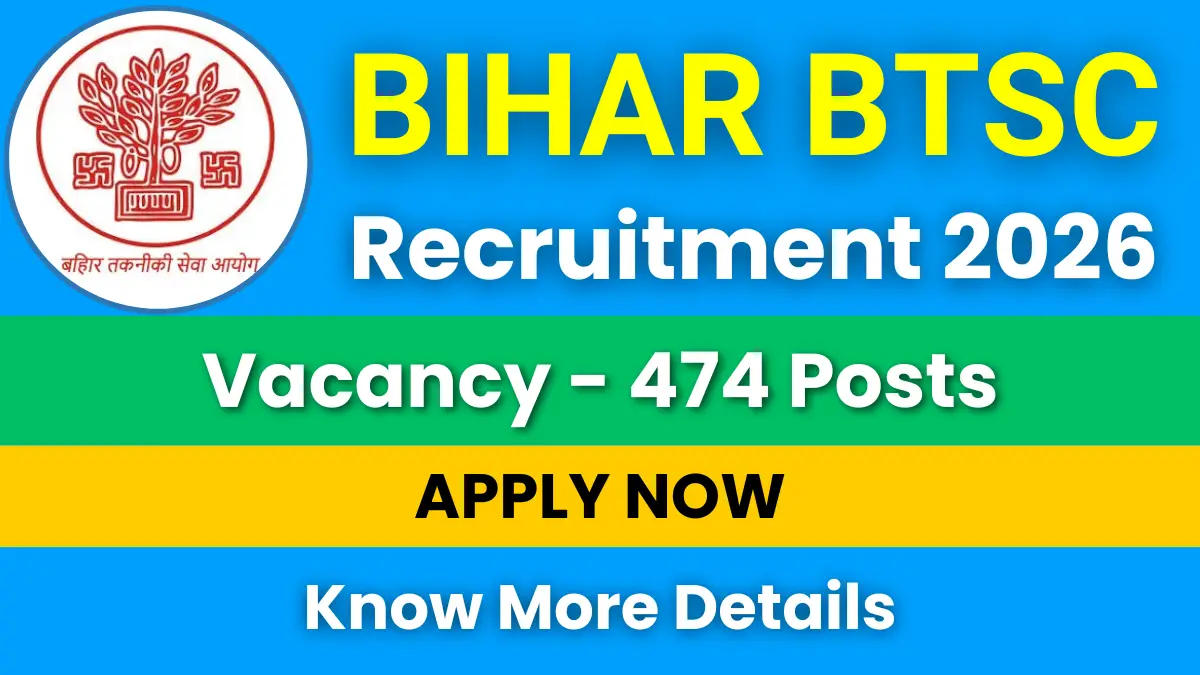 Bihar BTSC ITI Instructor Recruitment 2026