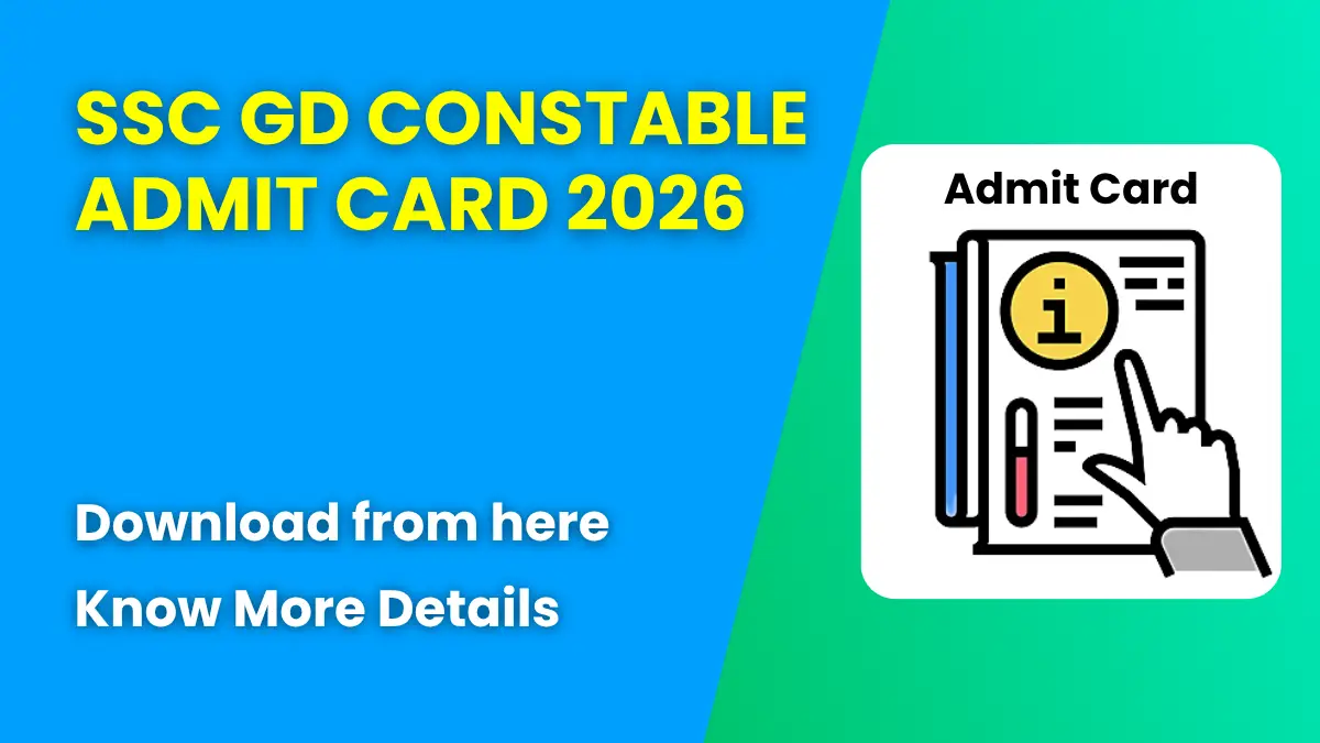 SSC GD Constable Admit Card 2026