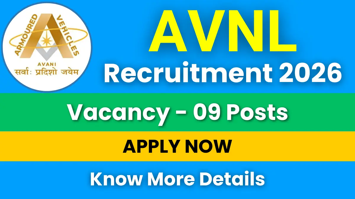 AVNL Chennai Recruitment 2026