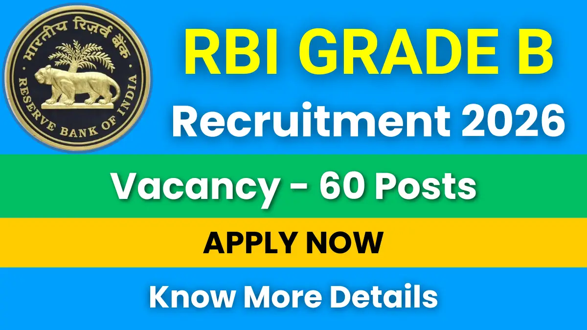 RBI Grade B Recruitment 2026