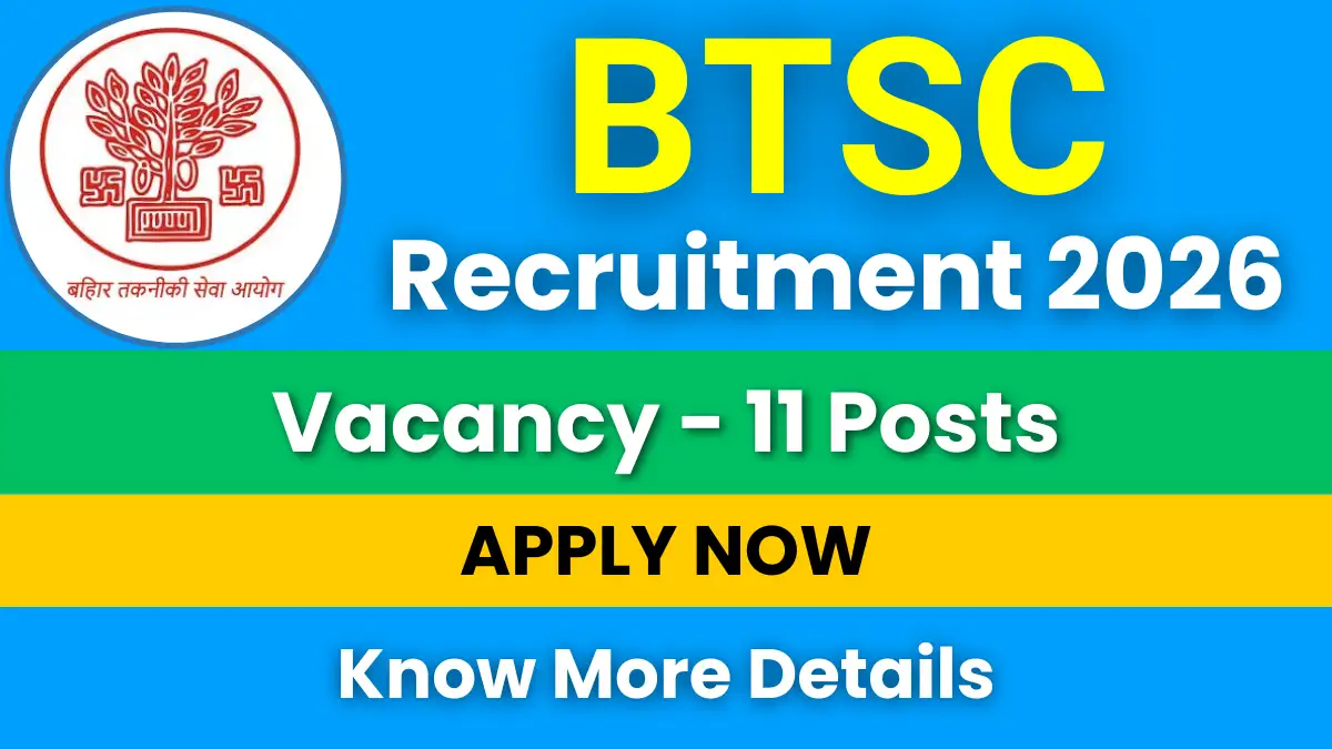 BTSC Food Analyst Recruitment 2026