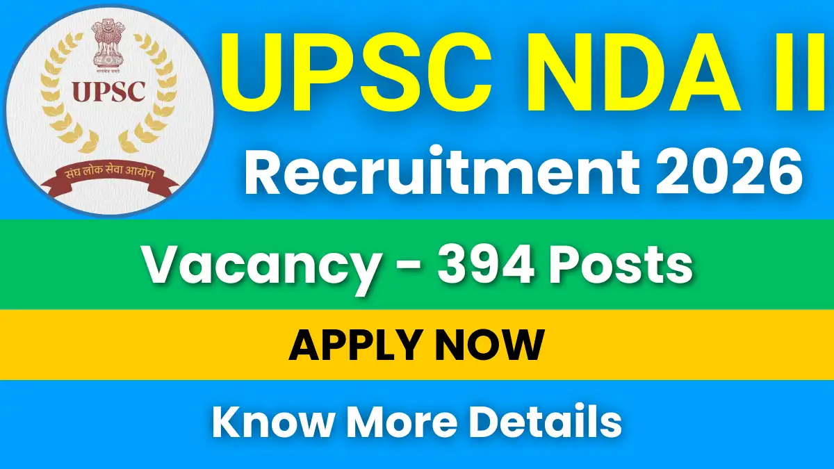 UPSC NDA II Recruitment 2026
