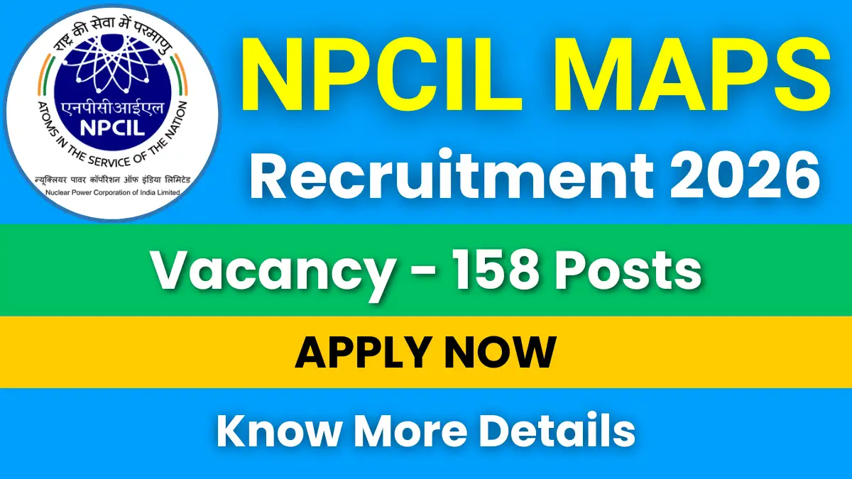 NPCIL MAPS Recruitment 2026