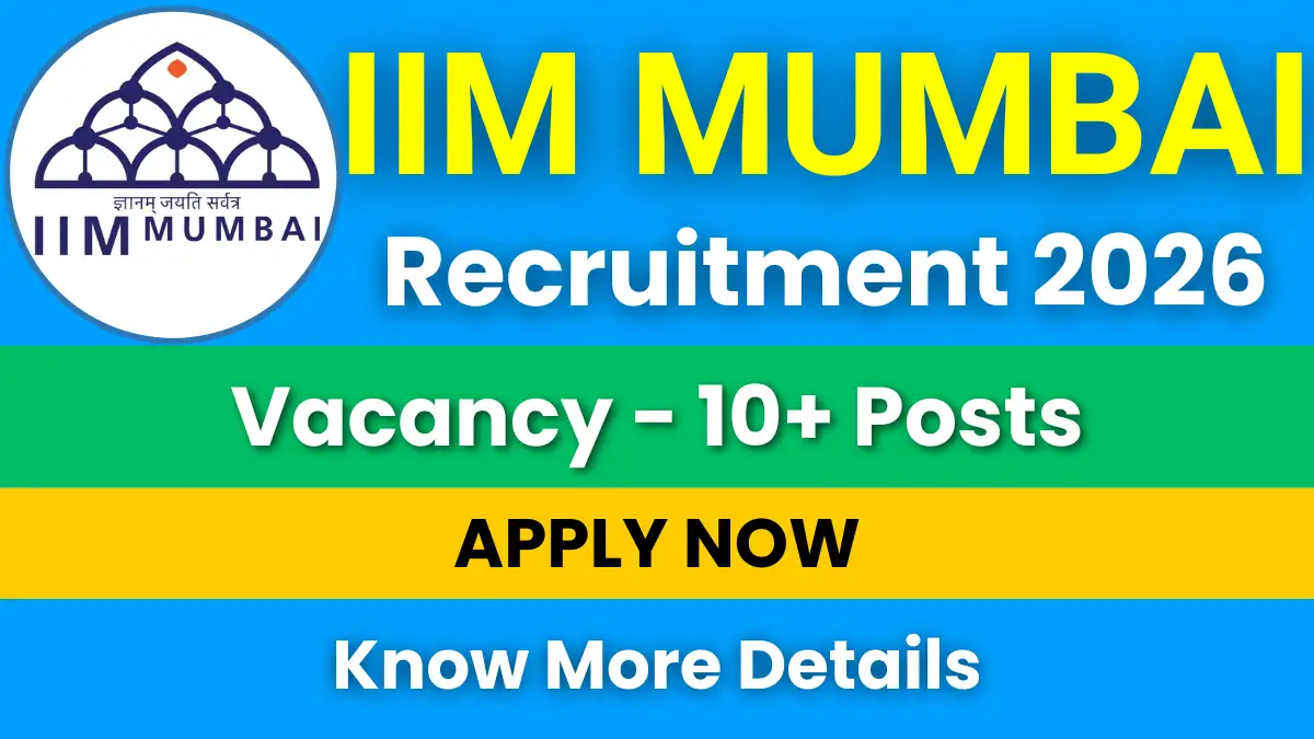 IIM Mumbai MT Recruitment 2026