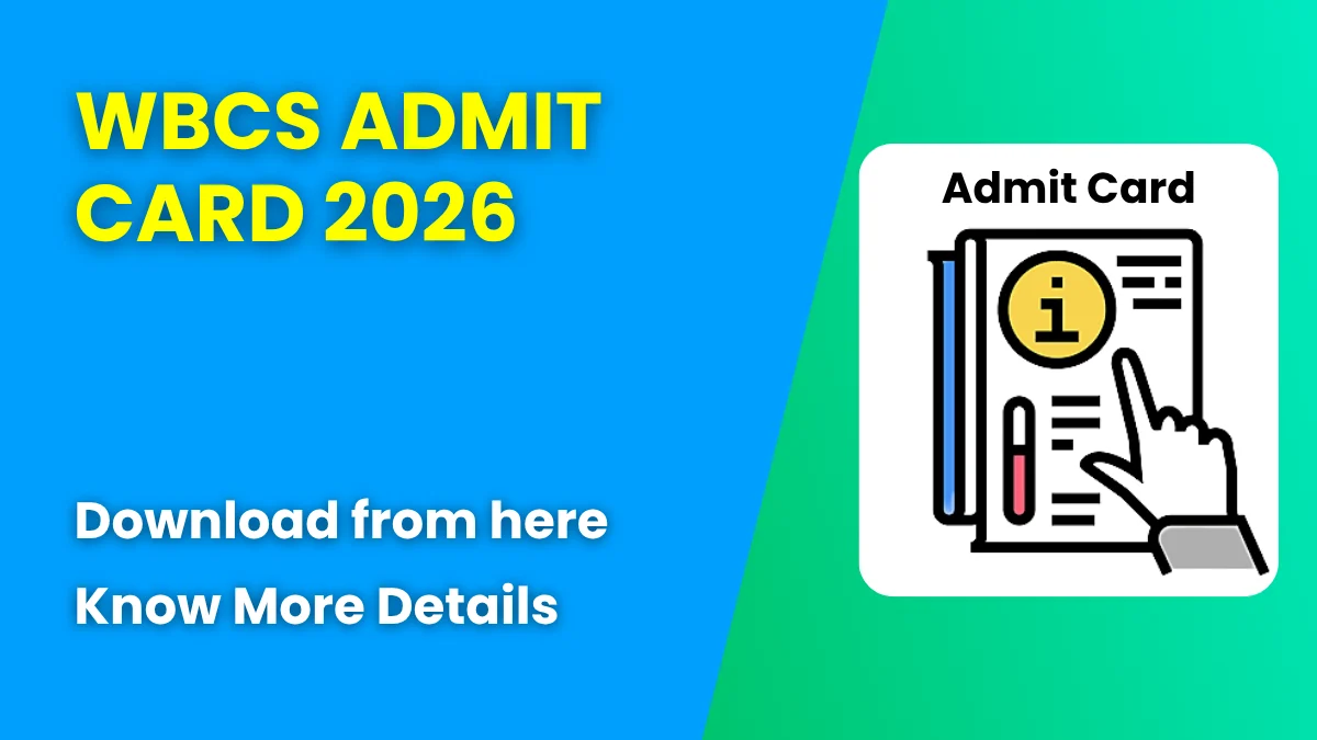 WBCS Admit Card 2026
