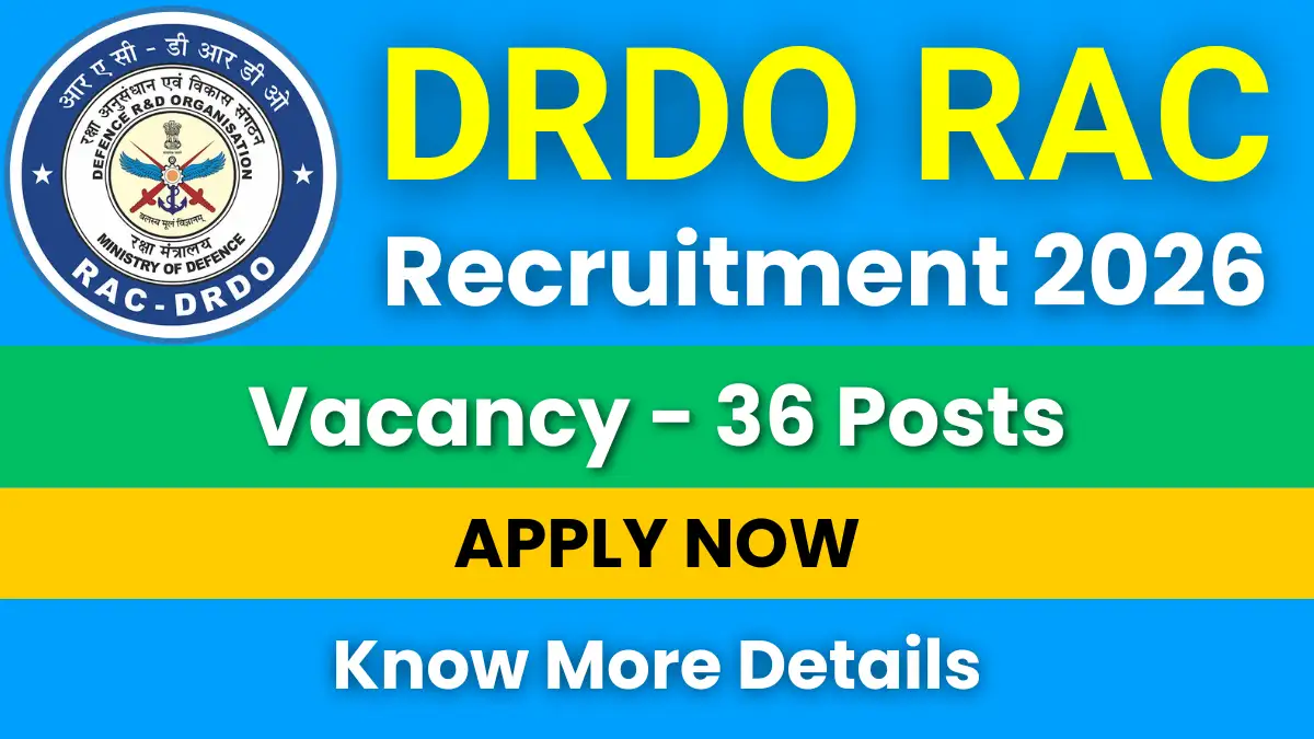 DRDO RAC Scientist Recruitment 2026