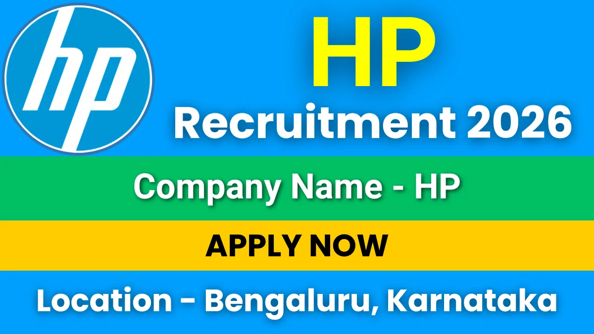 HP Software System Engineer Recruitment 2026