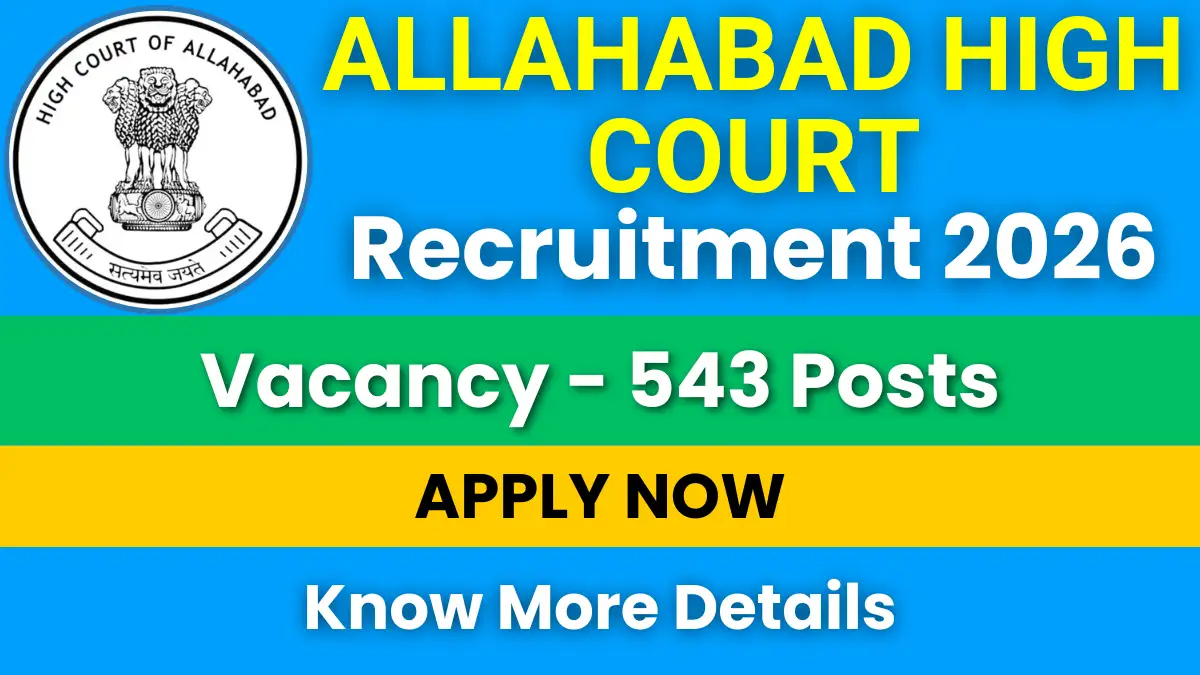 Allahabad High Court Recruitment 2026