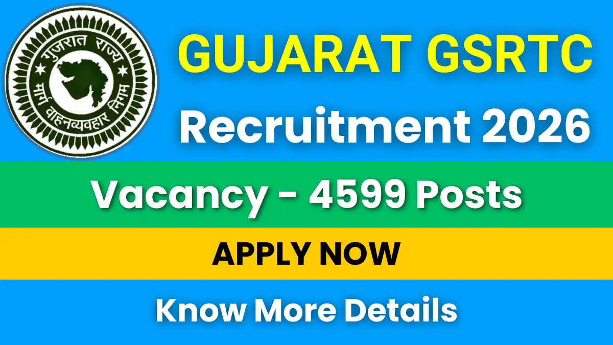 Gujarat GSRTC Driver Recruitment 2026