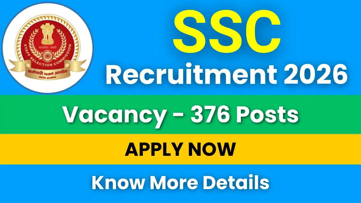 SSC Recruitment 2026
