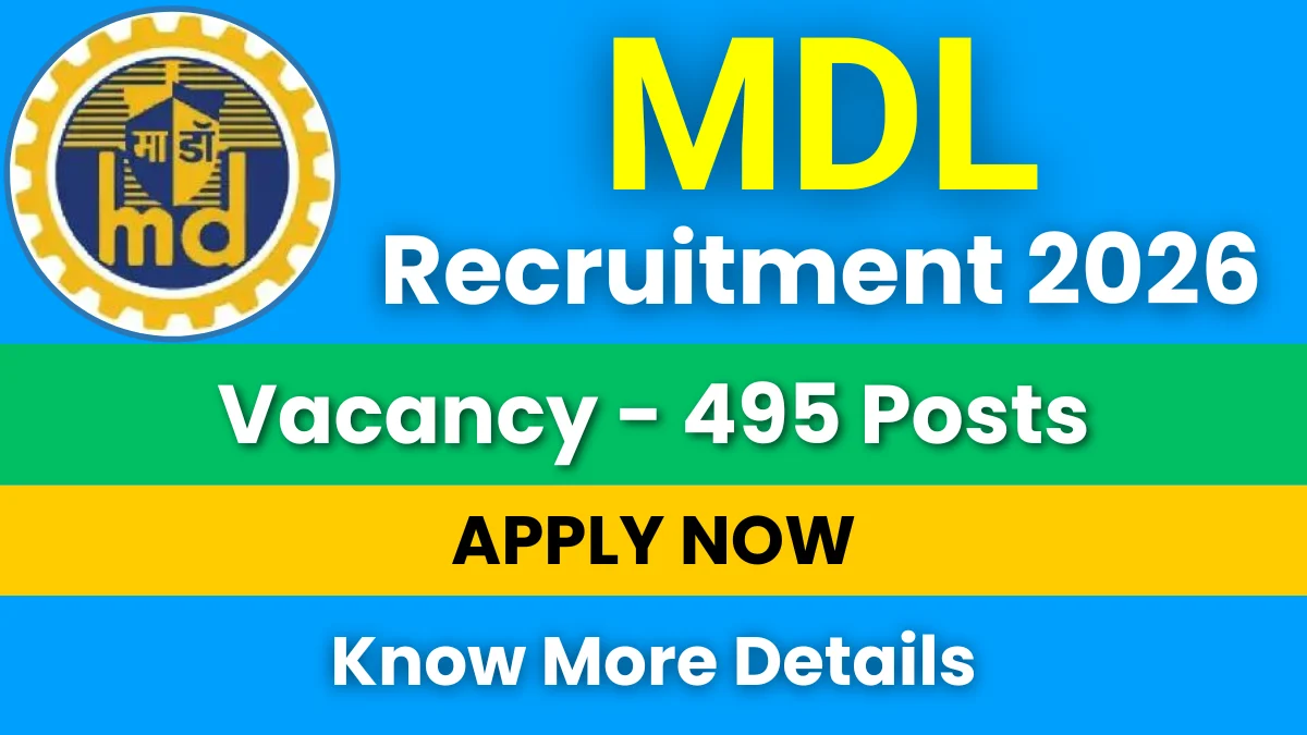 MDL Trade Apprentice Recruitment 2026