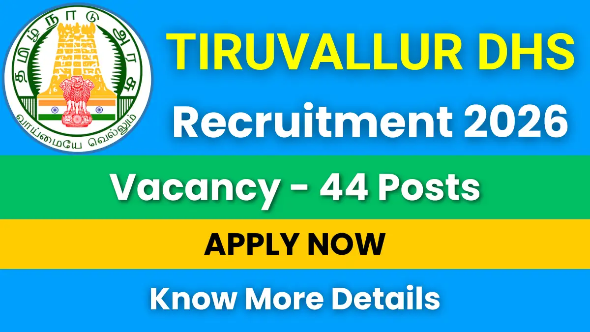 Tiruvallur DHS Recruitment 2026