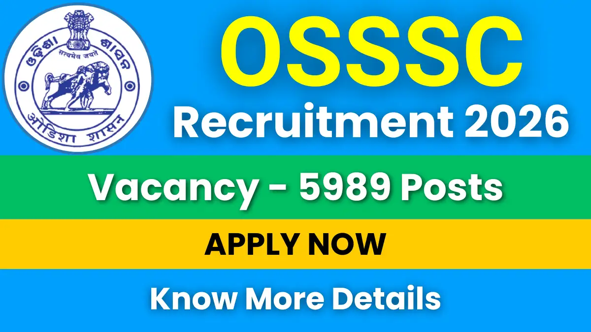 OSSSC Nursing Officer Recruitment 2026