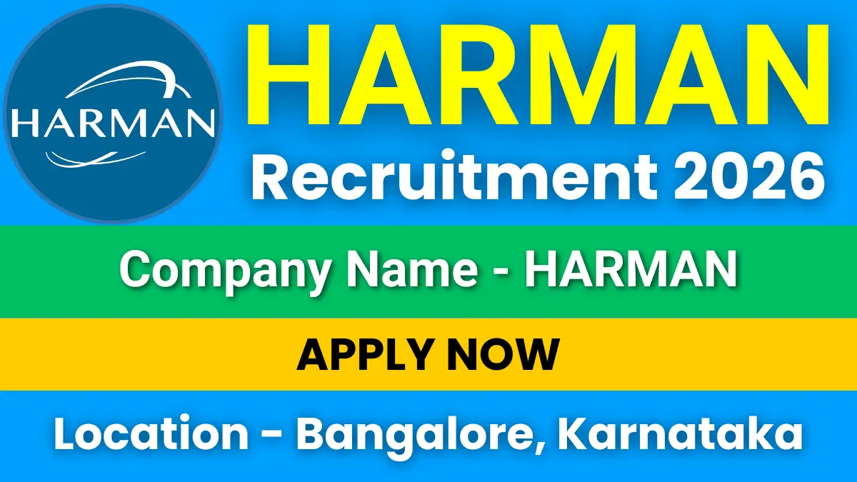 HARMAN Associate Engineer Recruitment 2026