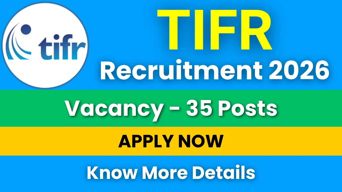TIFR Recruitment 2026
