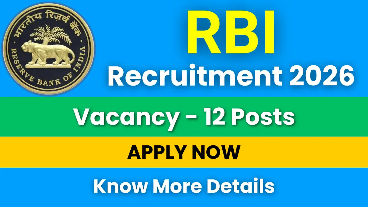 RBI Young Professional Recruitment 2026