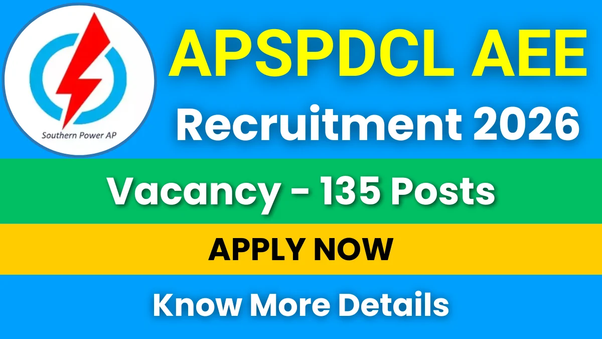 APSPDCL AEE Recruitment 2026