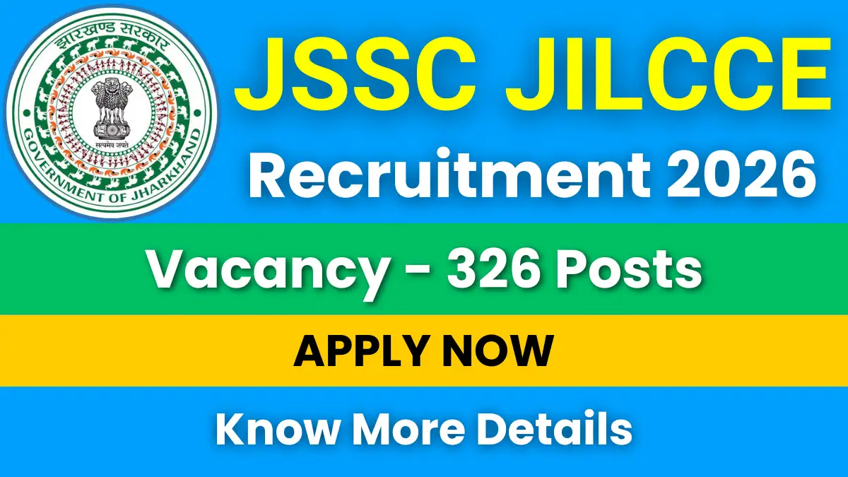 JSSC JILCCE Recruitment 2026