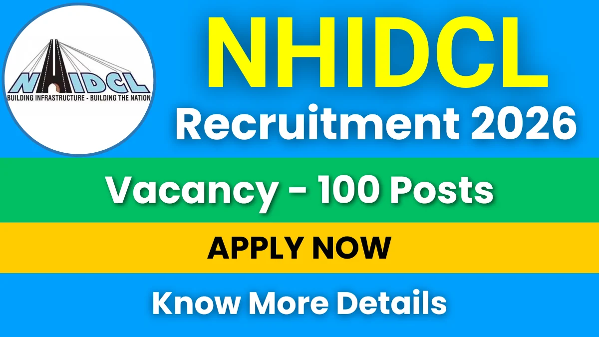 NHIDCL Recruitment 2026