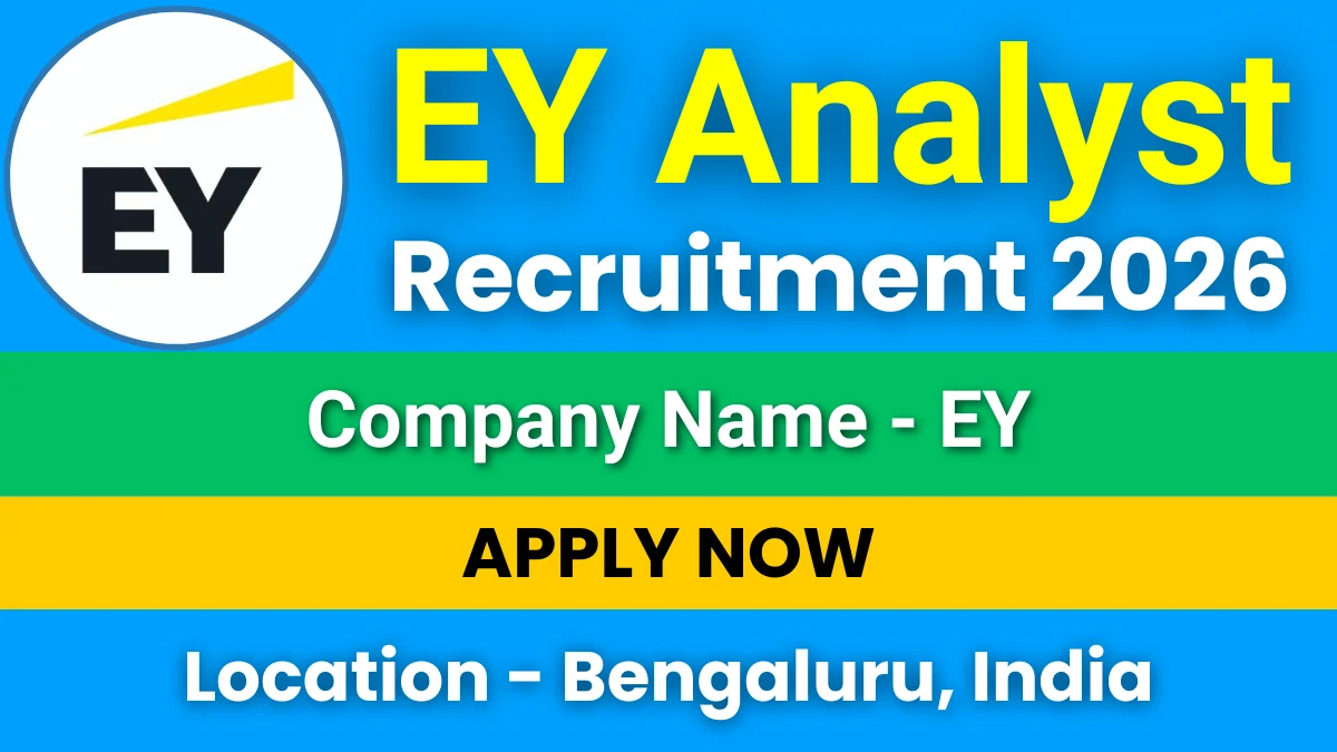EY Analyst Recruitment 2026