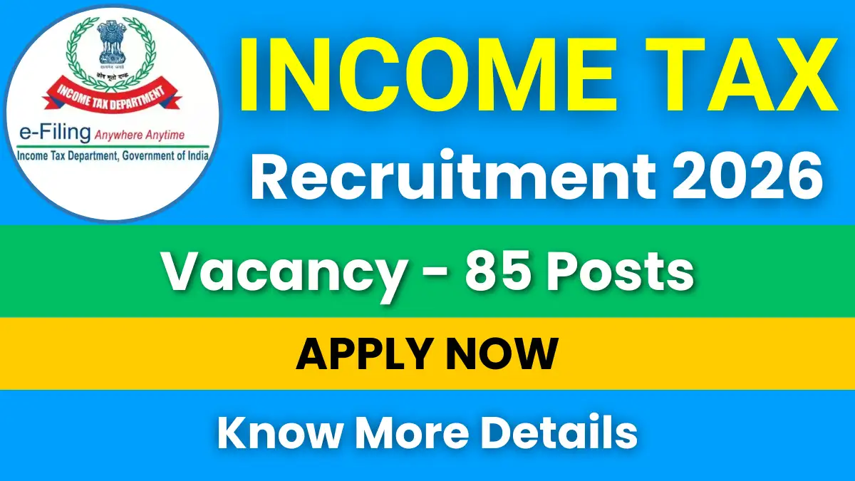 Income Tax Pune Sports Quota Recruitment 2026