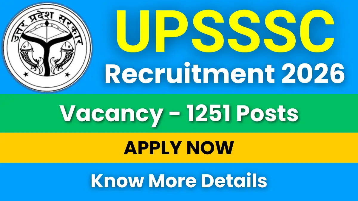 UPSSSC Recruitment 2026