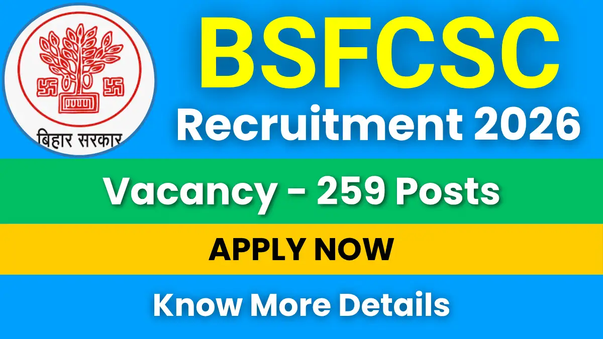 BSFCSC Recruitment 2026
